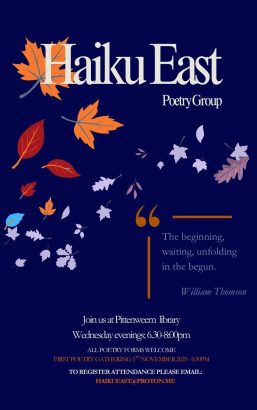 A new poetry group – Haiku East